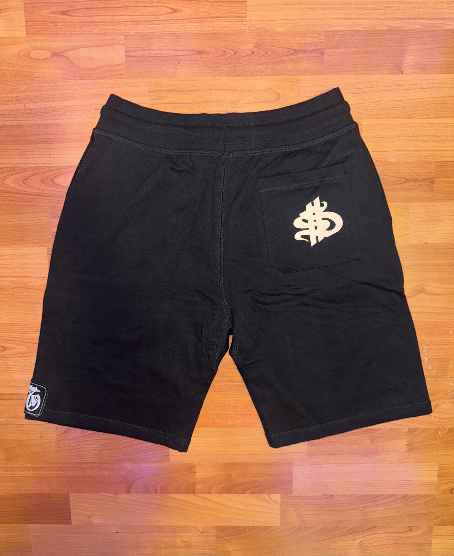 WTO SKULL BLK SHORTS